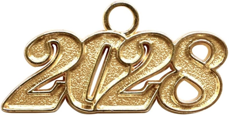 Endea Graduation Tassel Date Charm Gold Year - Image 1